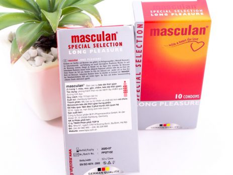 bao cao su masculan kéo dài thời gian